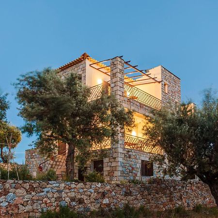Villa Armonia, Sunset View And Relaxing Beach Vibe Proástion Exteriör bild