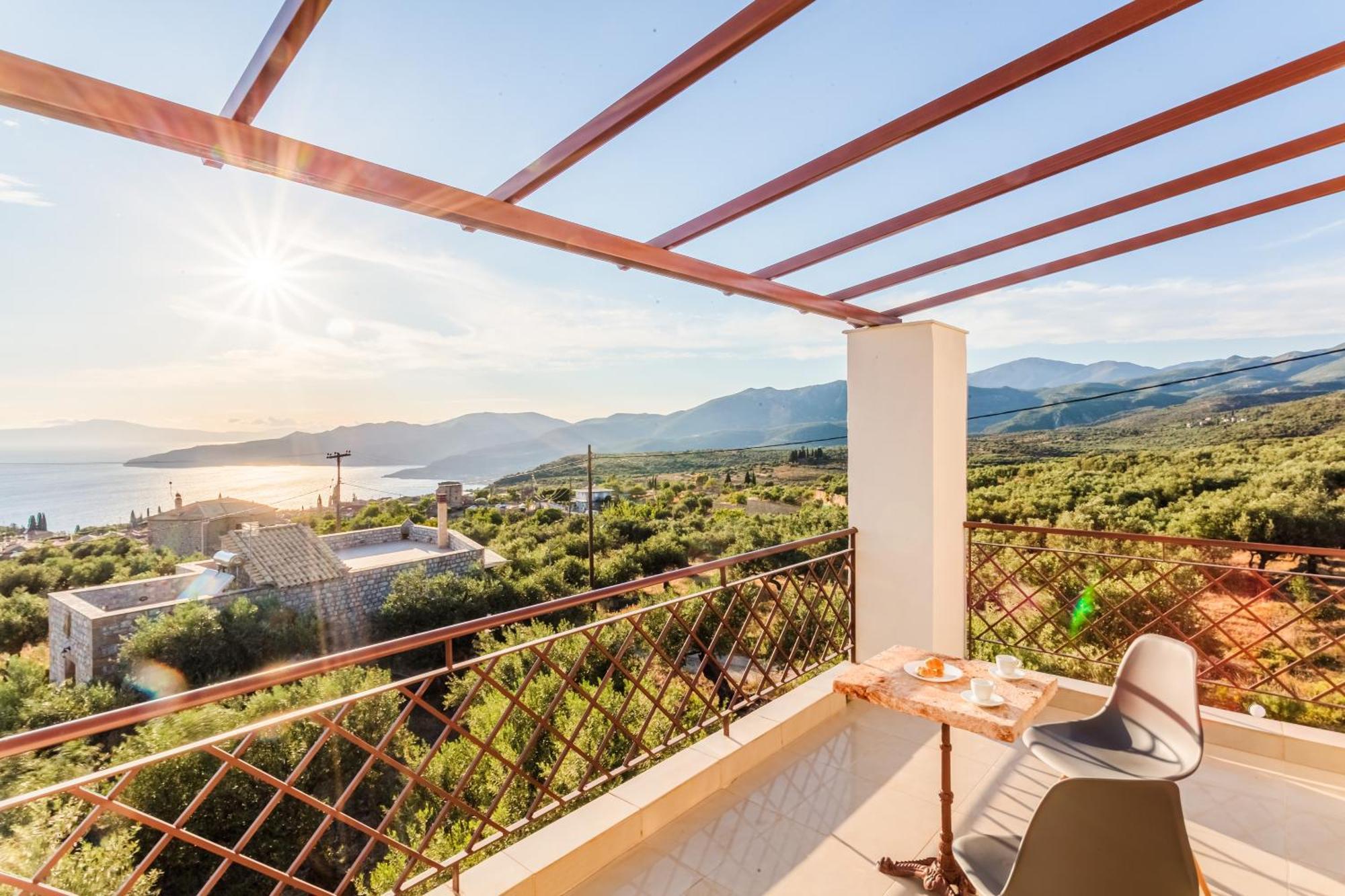 Villa Armonia, Sunset View And Relaxing Beach Vibe Proástion Exteriör bild