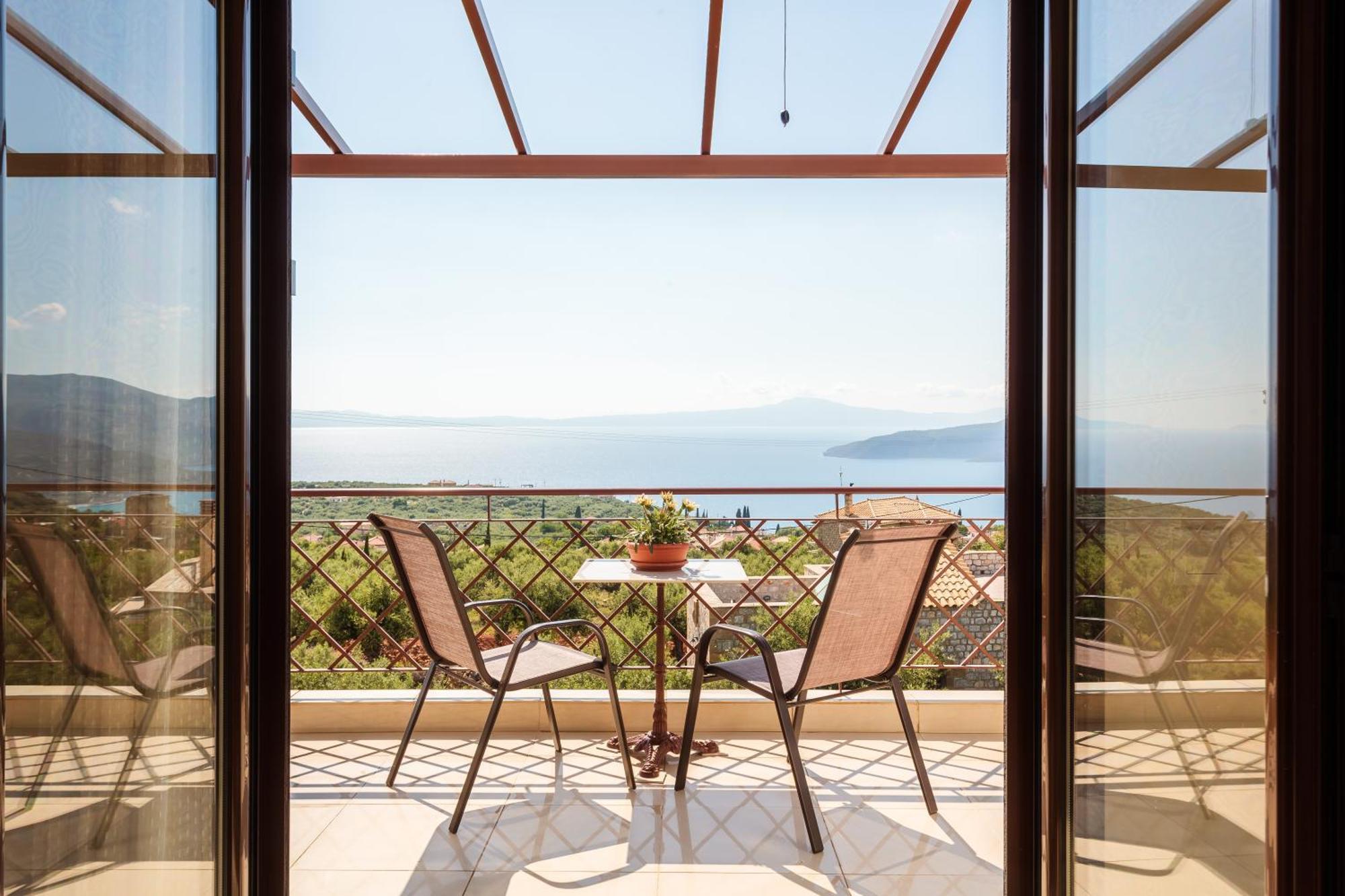 Villa Armonia, Sunset View And Relaxing Beach Vibe Proástion Exteriör bild