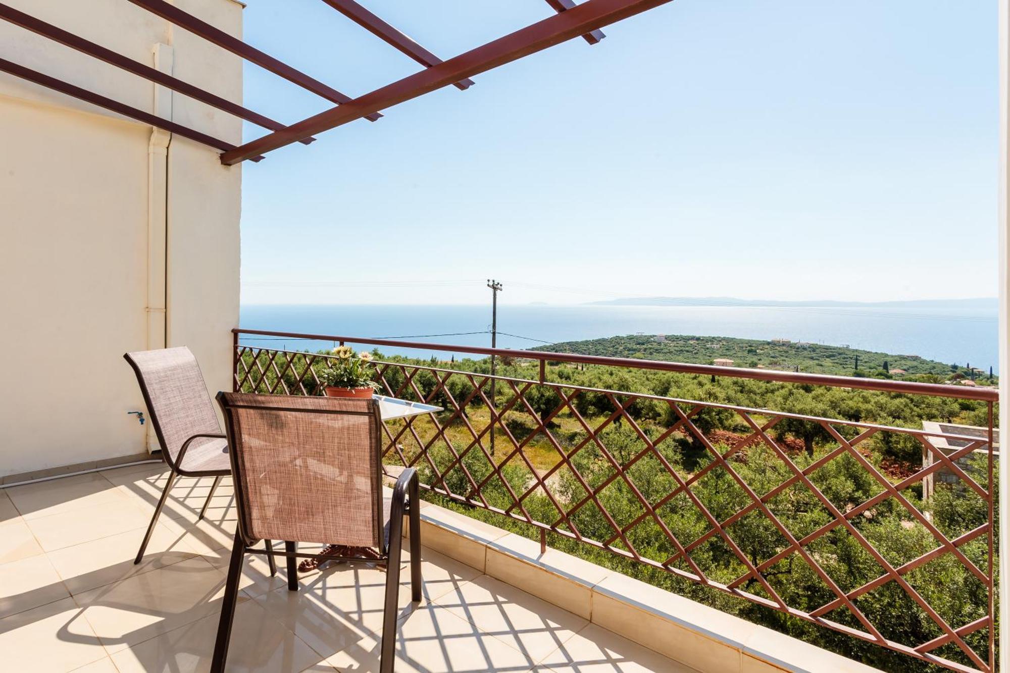 Villa Armonia, Sunset View And Relaxing Beach Vibe Proástion Exteriör bild